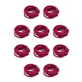 thumbnail image 1 of Guardurnaity 10 piezas de bandas para el cabello, tocados decorativos de moda ostentosos, soporte para coleta sin costuras para mujeres y niñas, Rosa roja 10Conjunto, 1 of 6