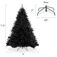 thumbnail image 4 of 7.5FT Black Spruce Artificial Holiday Christmas Tree with Sturdy Metal Stand, 4 of 7