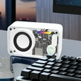 thumbnail image 5 of Transparent Mechanical Bluetooth Speaker, Colorful Wireless Mini Speaker for Outdoor and Desktop Use, Portable Compact Design with High-Quality Sound and Long Battery Life, 5 of 6