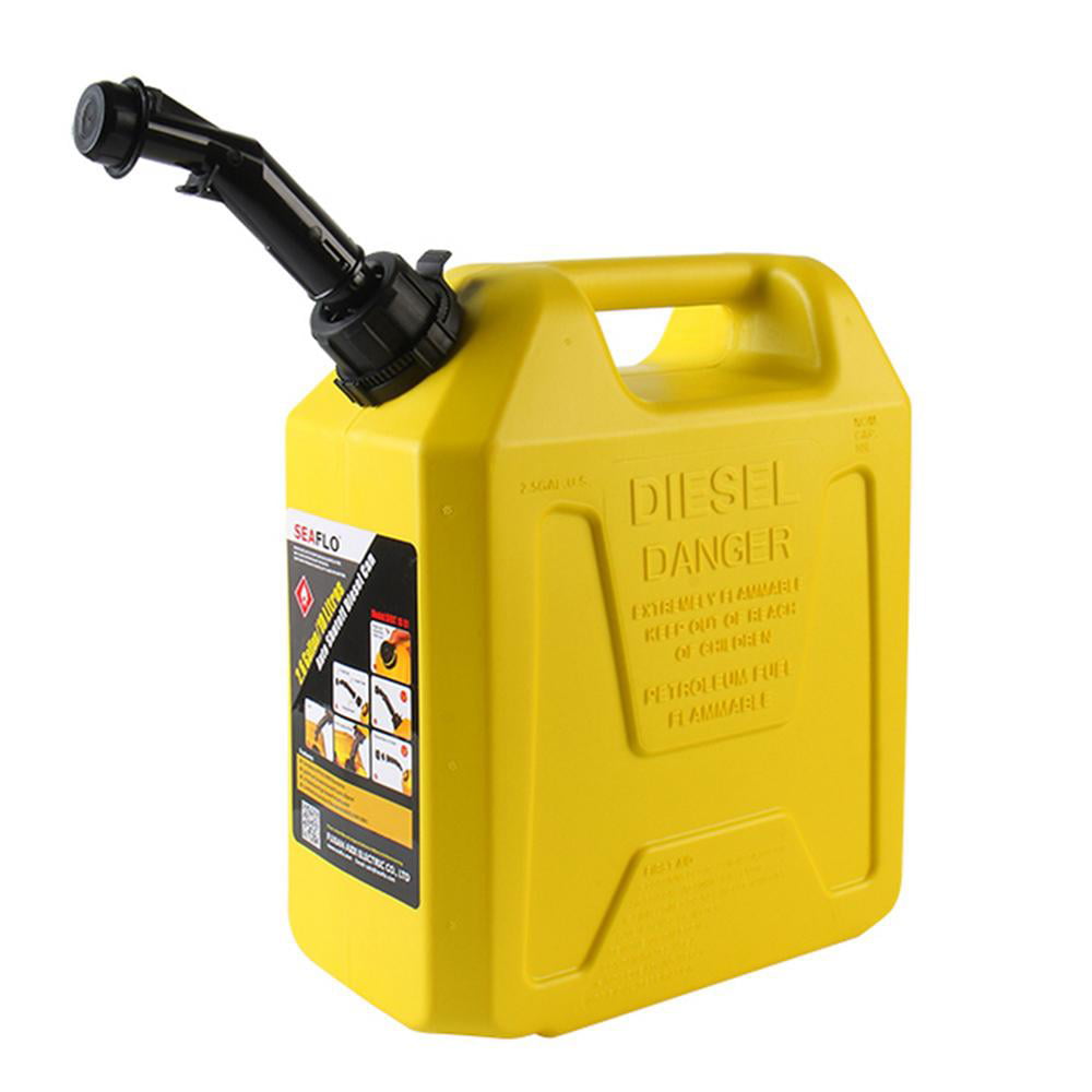 5L/1.3 Gallon Gas Gasoline Fuel Tank Container Jerry Can Emergency Spare Offroad 