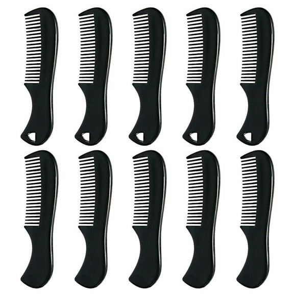 10pcs peine peinador de pein de barba peinador de bolsillo para hombre de bigote de bigote peine peine