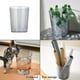 thumbnail image 4 of Papelera | Cubo de basura | Contenedor de basura para el hogar y la oficina con diseño de boca ancha | Papelera pequeña de plástico acrílico para cocina, sala de estar, dormitorio o baño., 4 of 6