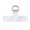 Silver, variant on AOOOWER 10Pcs Transparent Flexible Phone Lanyard Card Mobile Phone Universal Tether Tabs