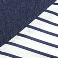 thumbnail image 6 of Fnooota Women's Plus Size T-shirts, Casual Stripe Loose Fit Cotton Womens Summer Tops Navy Size XL, 6 of 7