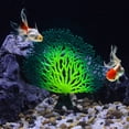 thumbnail image 2 of Suave Silicona Acuario Simulación Coral, Fluorescencia Decoración, Verde, 2 of 7