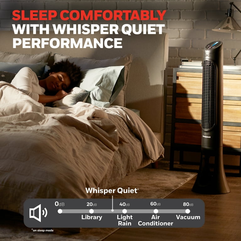 Honeywell QuietSet Air Cooling Whole Room Oscillating Tower Fan