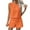 Orange, variant on RMGVDSD Women's Two Piece Outfits Solid Color Sleeveless Tank Tops And Shorts Casual Fashion 2 Piece Set Comfortable Loose Loungewear