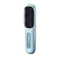thumbnail image 2 of HaoXun Rechargeable Hair Straightener Brush with LCD Display - 3 Temperature Settings Ceramic Coating Even Heating Wireless Portable Hair Styling Tool for Home Travel Use, 2 of 3