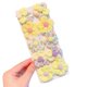 thumbnail image 1 of 8 lindas gomas para el pelo coreanas con flores para niñas, 10 unidades por juego, suaves y elásticas, ideales para regalar y uso diario., 1 of 5