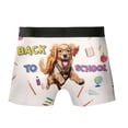 thumbnail image 2 of Back to School Cute Golden Retriever All Over Print Boxer Briefs Underwear for Men Dad Goldens Dog Lover Gifts Idea - 13010, 2 of 6