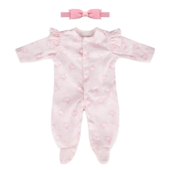 Set de ropa para muñeca Reborn Baby Doll 16-18 pulgadas CARANOVO Pink