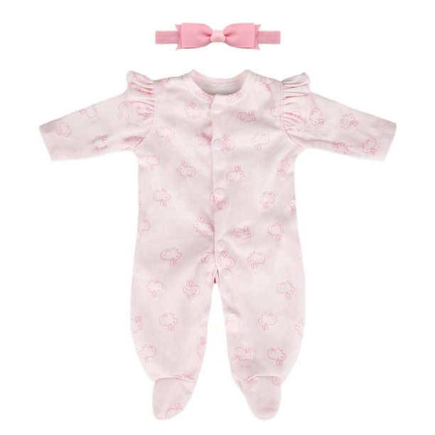 Set de ropa para muñeca Reborn Baby Doll 16-18 pulgadas CARANOVO Pink