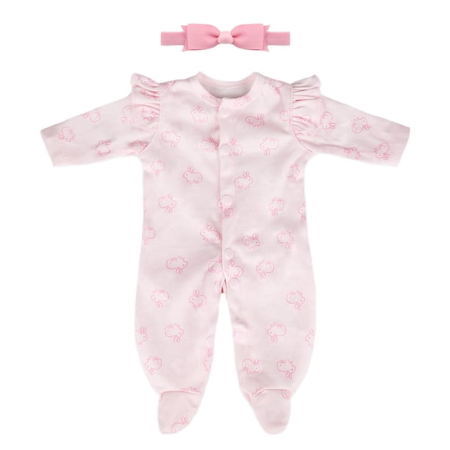 Set de ropa para muñeca Reborn Baby Doll 16-18 pulgadas CARANOVO Pink