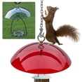 thumbnail image 5 of Baright 26 Cm Plastic Squirrel Baffle Protects Hanging Feeders Weather Rain Guard No Tool Install Clear Baffle Weather Guard Durable Weather Resistant for Outdoor Wild Bird Seed Feeder, 5 of 9