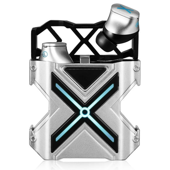 1 par de auriculares inalámbricos para juegos, auriculares internos inalámbricos con estuche de carga