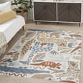 thumbnail image 5 of Nourison Astra Machine Washable 6'7" x 9' Ivory Kids Indoor Rug, 5 of 11