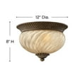thumbnail image 2 of 2 Light Outdoor Small Flush Mount in Traditional-Glam Style 12 inches Wide By 8 inches High-Museum Black Finish Bailey Street Home 81-Bel-4420956, 2 of 7