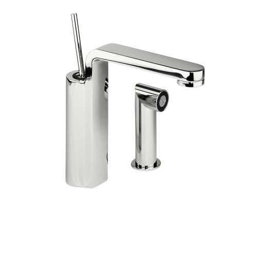 Jado Platinum Nickel Single Lever Kitchen Faucet with Spray Walmart