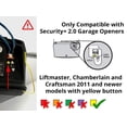 thumbnail image 3 of Luz LiftMaster 883LMW con botón pulsador con cable montada en la pared, 3 of 4