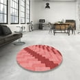 thumbnail image 3 of Ahgly Company Indoor Rectangle Patterned Ferrari Red Area Rugs, 2' x 4', 3 of 6