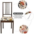 thumbnail image 2 of Seat Covers for Dining Room Chairs Stretch Printed Chair Seat Covers Set of 4, Removable Washable Upholstered Chair Seat Protector Cushion Slipcovers for Kitchen, Office, 2 of 6
