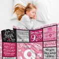 thumbnail image 4 of 18th Birthday Gifts for Her, Pink Blanket Birthday Gifts for 18 Year Old, 18th Birthday Decorations for Girl, Blanket Birthday Presents for Teen Girls Age 18, Double Digits Birthday Blanket 50"X60", 4 of 6
