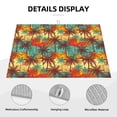thumbnail image 3 of Vsdgher Colorful Hawaii Palms Dish Drying Mat Super Absorbent Drying Mat Large Dish Drying Mats for Kitchen Counter Kitchen Drying Mat 24" x 18", 3 of 7