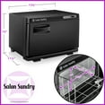 thumbnail image 7 of Salon Sundry Professional Hot Towel Warmer Cabinet - Facial Spa and Salon Equipment - Black, 7 of 7