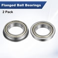 thumbnail image 4 of Uxcell 2-Pack F6804ZZ Flanged Ball Bearing, 4/5" x 1-1/4" x 2/7" Metal Sealed, 4 of 6