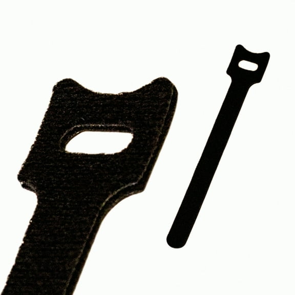 NavePoint 6 Inch Hook and Loop Reusable Strap Cable Cord Wire Ties 100 Pack Black