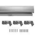 thumbnail image 7 of Lumi Light Filtering Cord-Free Zebra Blinds Fabric Roller Grey, 39" x72", 7 of 7