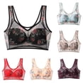 thumbnail image 2 of VISALY Plus Size Strapless Bras for Women, Women's Bra High Support Bras for Women Adjustable Strap Full Coverage, Womens Full Coverage Bra Strapless Bras Large Bust Strapless Bras, #A Purple,6XL, 2 of 10