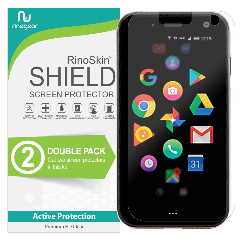 (2Pack) Palm Phone Screen Protector RinoGear Case Friendly Screen