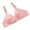 Hot Pink, variant on Women's Front Open Button Maternity Nursing Bra Without Steel Ring Breastfeeding Underwear Comfortable Seamless, 36/80, Beige