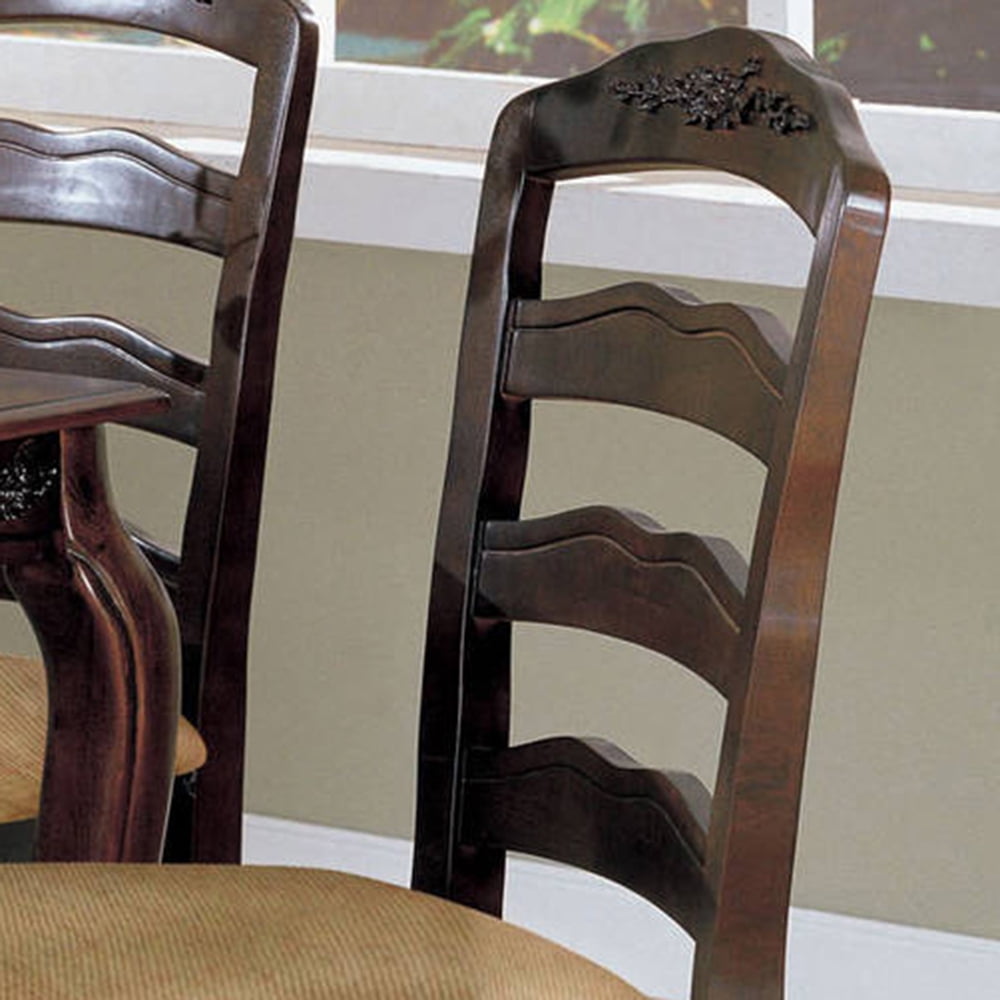 Furniture of America Shanendoa Traditional 60-inch 7-Piece Dining Set, Dark Walnut