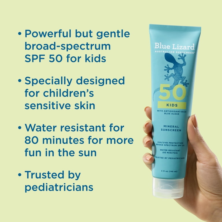 Blue Lizard Kids Mineral SPF 50 Sunscreen Lotion, 5 fl oz photo 4