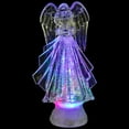 thumbnail image 5 of Northlight LED Lighted Acrylic Angel Christmas Snow Globe - 8.75", 5 of 6