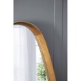 thumbnail image 6 of Gzxs Rustic Wood Wall Mirror for Bathroom, Irregular Design Decorative Mirror Farmhouse Style for Living Room Entryway Bedroom Dresser, Brown, 30"x38", 6 of 6