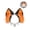 Orange, variant on Wolf Ear Hairband Plush Hair Styling Accessory Hairhoop For Adult Halloweens