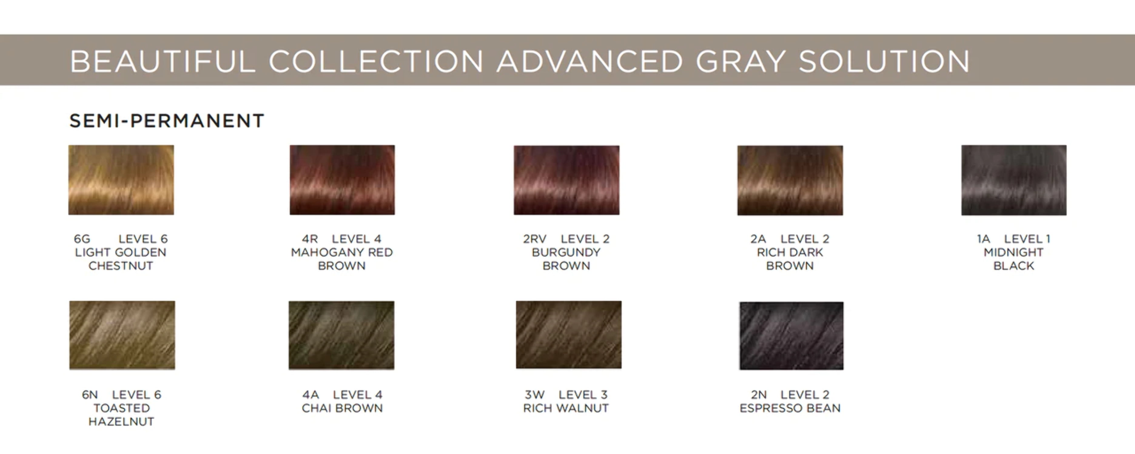Clairol Advanced Gray Solution Semi Permanent Hair Color, 4R Mahogany Red Brown, 3 Oz, 3 Pack