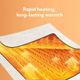 thumbnail image 4 of SUNNY HEAT Heated Electric Blanket Full Size72"x84" Soft Flannel & Cotton, 10 Heating Levels & 1-12 Hours Auto Off, White, 4 of 5