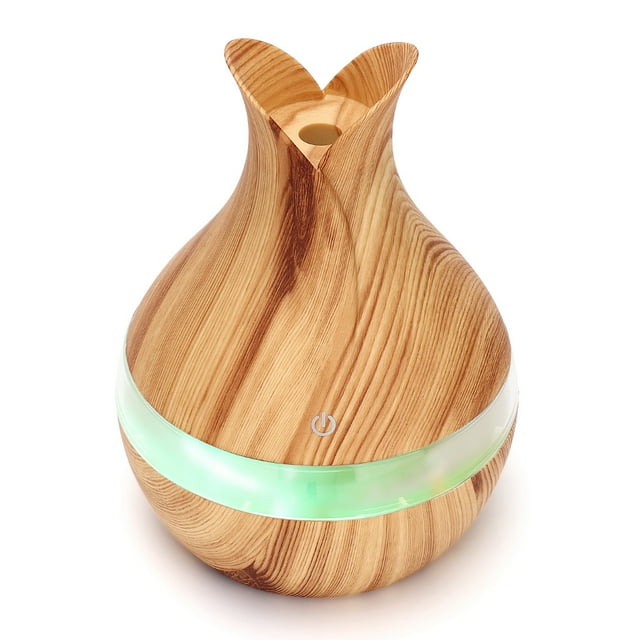 Humidificador de aire BuyWeekMX difusor de aceite esencial LED 300 ml 7 colores