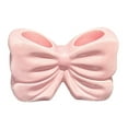 thumbnail image 1 of Bath Countertop Storage Rack 1 Bowtie Toothbrush Holder Ceramic for Bathroom Organization and Home, 1 of 3