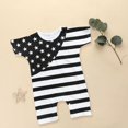 thumbnail image 6 of EnJoCho Toddler Summer Jumpsuit American Independence Day Male and Female Baby Short Sleeved Jumpsuit Romper Baby Kids Boys Trendy Casual Comfort Bodysuit Clothing, 6 of 6