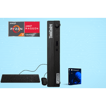 Lenovo ThinkCentre M75q Mini PC | AMD Ryzen 7 5700GE, 32GB DDR4, 1TB SSD, Wi-Fi 6, Dual Monitor Support, Windows 11 Pro