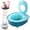 Blue, variant on Cat Potty Training Kit for Indoor Cats, Cat Toilet Trainer Kit, Portable Litter Box with Flushable Design, Odor Control Anti-Splash Large Thickened PP Material