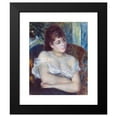 thumbnail image 2 of Pierre-Auguste Renoir 15x18 Black Modern Framed Museum Art Print Titled - Woman in an Armchair (1874), 2 of 5