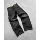 thumbnail image 3 of Pantalones vaqueros con bordados de retazos de estilo callejero de moda Harajuku para hombres y mujeres, pantalones anchos góticos estilo Y2K Punk Rock Hip Hop, 3 of 5
