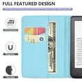 thumbnail image 6 of Flip Case for 2021 All-New Kindle Paperwhite E-reader (6.8 Inch, 11th generation) - Folio Magnetic Cute Cover with Card Holders, Slim Lightweight PU Leather/Silicone Composite Case (Sunflower), 6 of 6