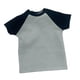 thumbnail image 5 of 1/6 Disfraz de camiseta de manga corta para hombre, ropa de muñeca hecha a mano para modelo de muñeca de 12 pulgadas, Negro, 5 of 9